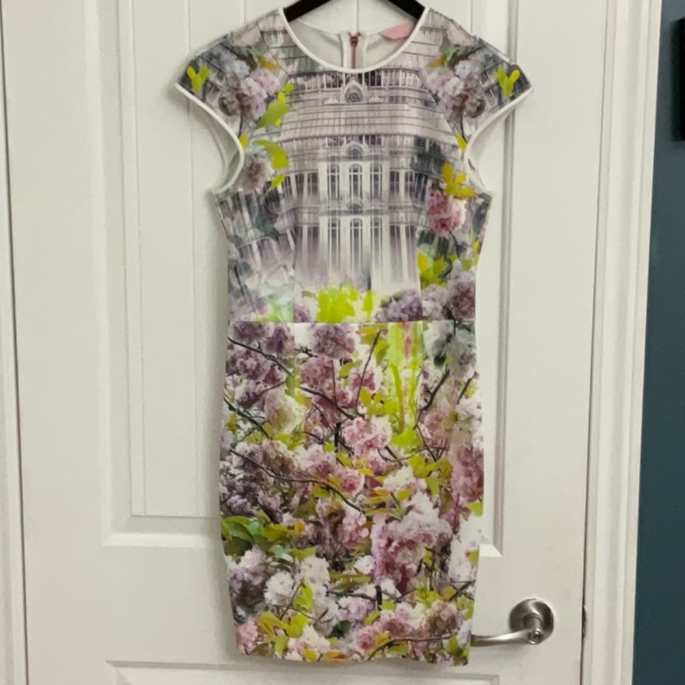 TED BAKER Floral Print Dress